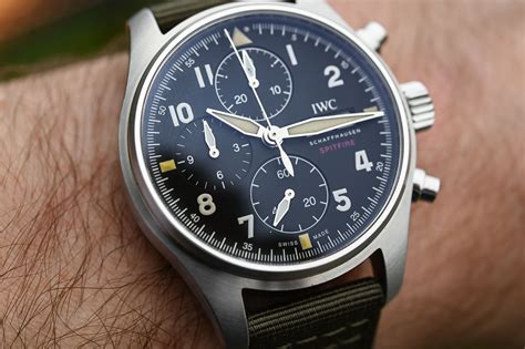 iwc pilot chronograph spitfire.